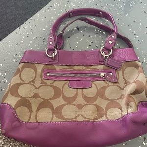Coach pink purse